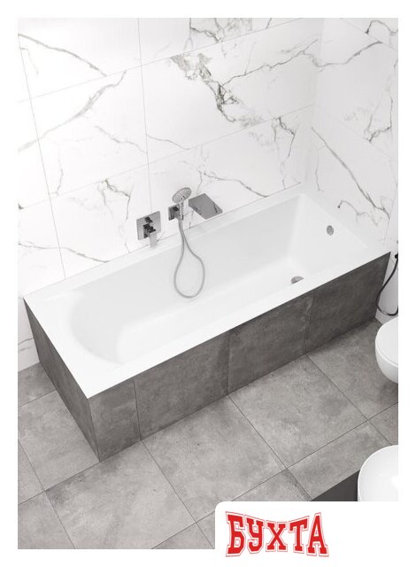 Ванна Bonito Home Aventura 180x80 BH-AV-901-180-80 Slim/St (с ножками) 3