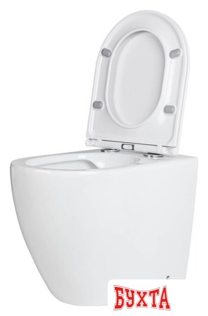 Унитаз приставной Roxen Antares в комплекте с инсталляцией Attach 5 в 1 967099 (кнопка: черный) 5