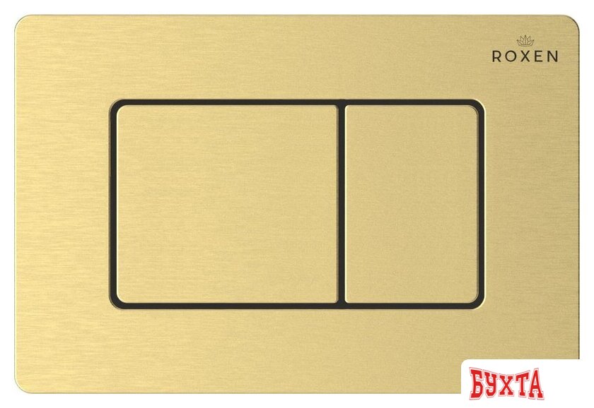 Унитаз приставной Roxen Antares в комплекте с инсталляцией Roxen Attach 5 в 1 968415 (кнопка: брашированное золото) 3