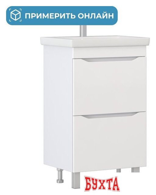 Мебель для ванных комнат Vigo Тумба под умывальник Grani 600-0-2 Como