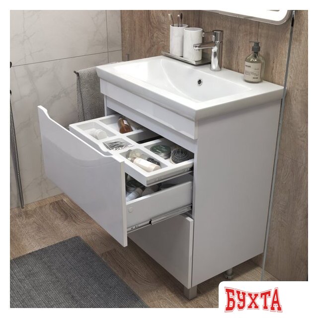 Мебель для ванных комнат Vigo Тумба под умывальник Grani 700-0-2 Como 5