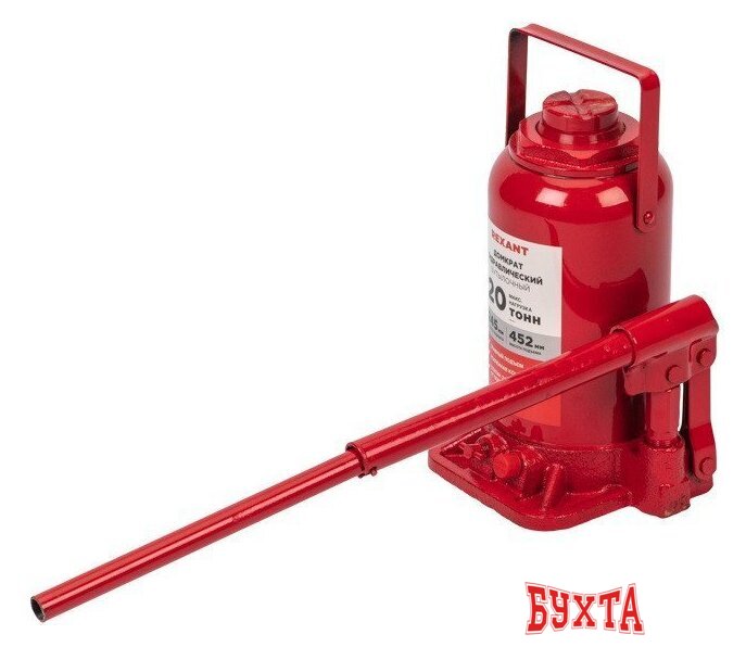 Бутылочный домкрат Rexant 80-0616 20т
