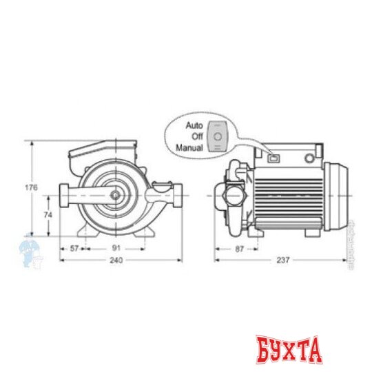 Установка повышения давления Wilo PB-201EA 2