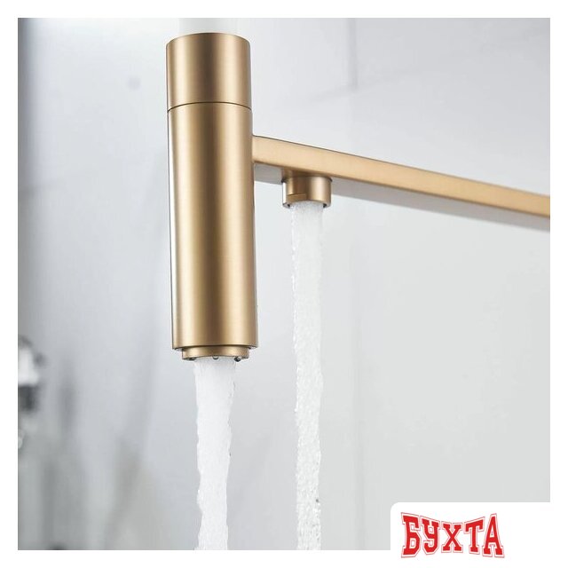 Смеситель Shevanik S178G (золотой сатин) 2