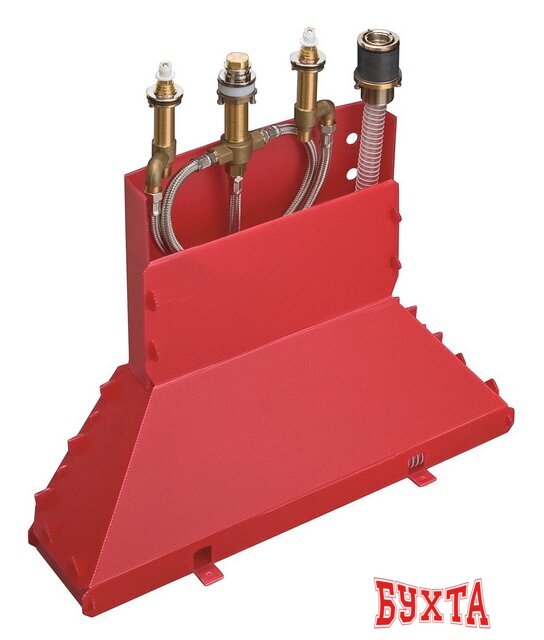 Скрытый механизм Hansgrohe для смесителя на 4 отверстия на край ванны 13444180