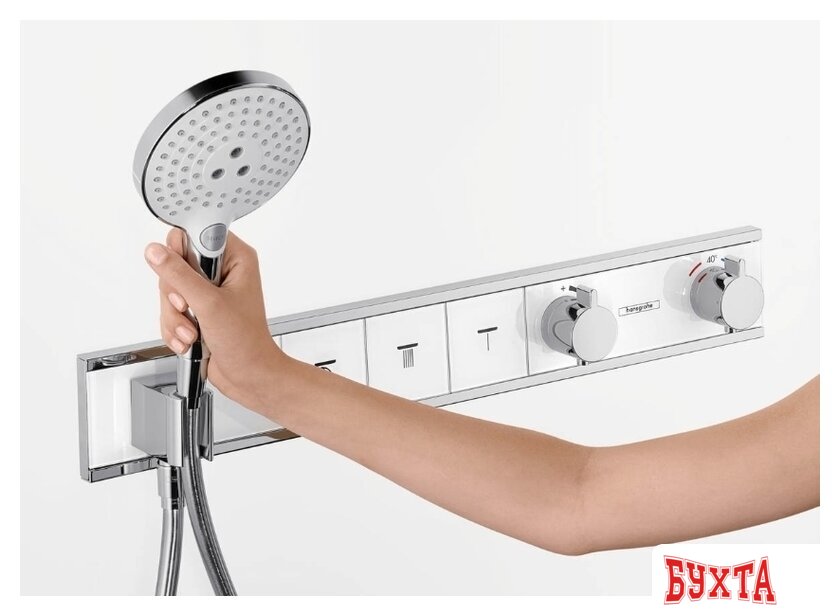 Смеситель Hansgrohe RainSelect 15357600 (черный) 4