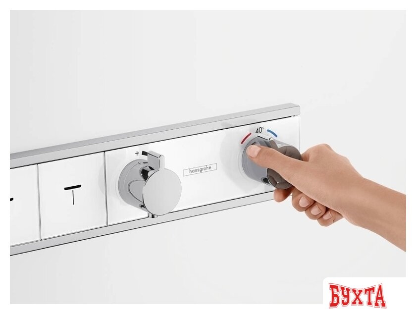 Смеситель Hansgrohe RainSelect 15357600 (черный) 5