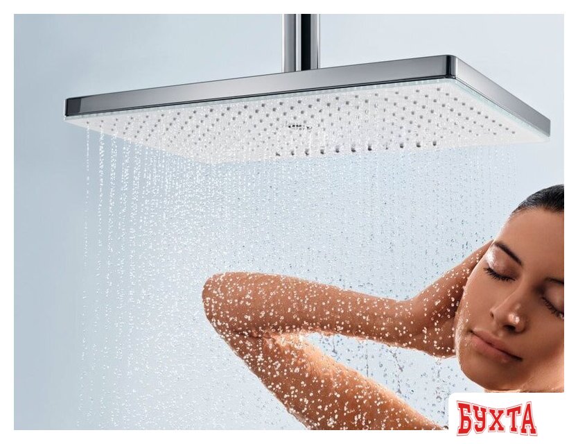 Верхний душ Hansgrohe Rainmaker Select 460 1jet 24002600 (черный/хром) 2