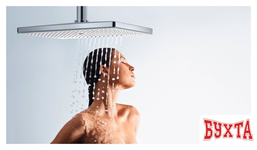 Верхний душ Hansgrohe Rainmaker Select 460 1jet 24002600 (черный/хром) 4