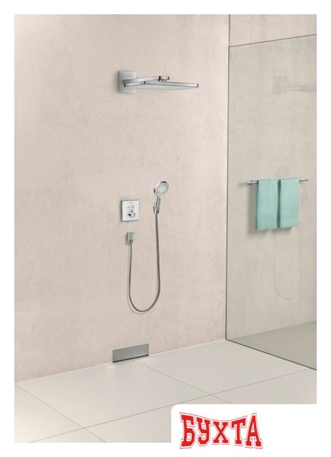 Верхний душ Hansgrohe Rainmaker Select 460 1jet 24003600 (черный/хром) 4