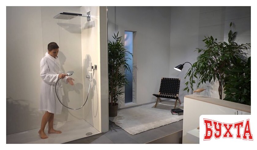 Верхний душ Hansgrohe Rainmaker Select 460 2jet 24005400 (белый/хром) 4