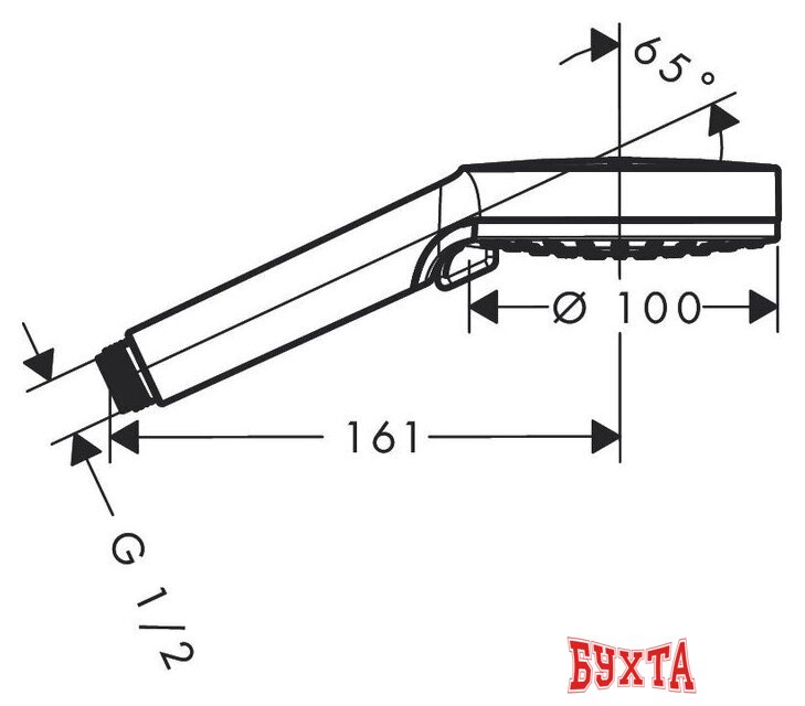 Душевая лейка Hansgrohe Crometta Vario EcoSmart 26332400 3