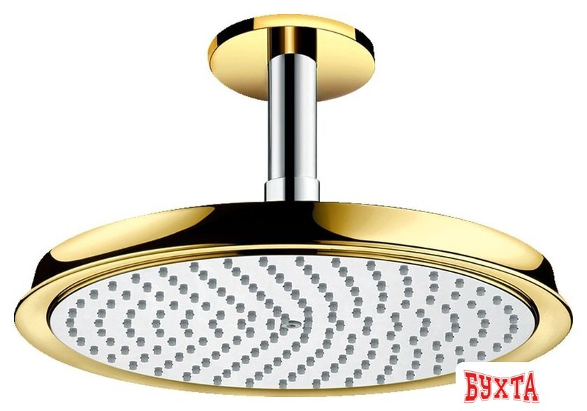 Верхний душ Hansgrohe Raindance Classic AIR 27405090 (хром/золотой)