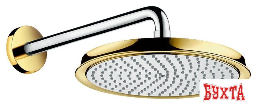 Верхний душ Hansgrohe Raindance Classic AIR 27424090 (хром/золотой)