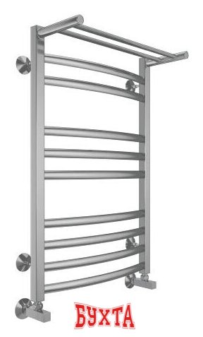 Полотенцесушитель TERMINUS Енисей П10 500x800 с полкой нп (хром) 2