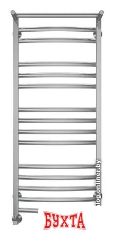Полотенцесушитель TERMINUS Енисей П15 500x1200 с полкой нп (хром) 1