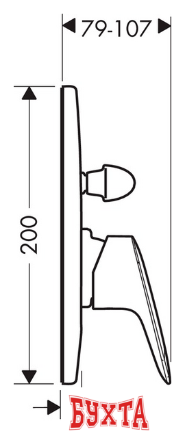 Смеситель Hansgrohe Logis 71409000 2