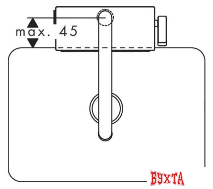 Смеситель Hansgrohe Aquno Select M81 73830670 (матовый черный) 3