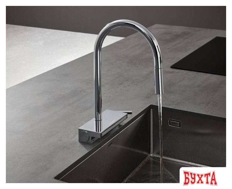 Смеситель Hansgrohe Aquno Select M81 73837000 (хром) 2