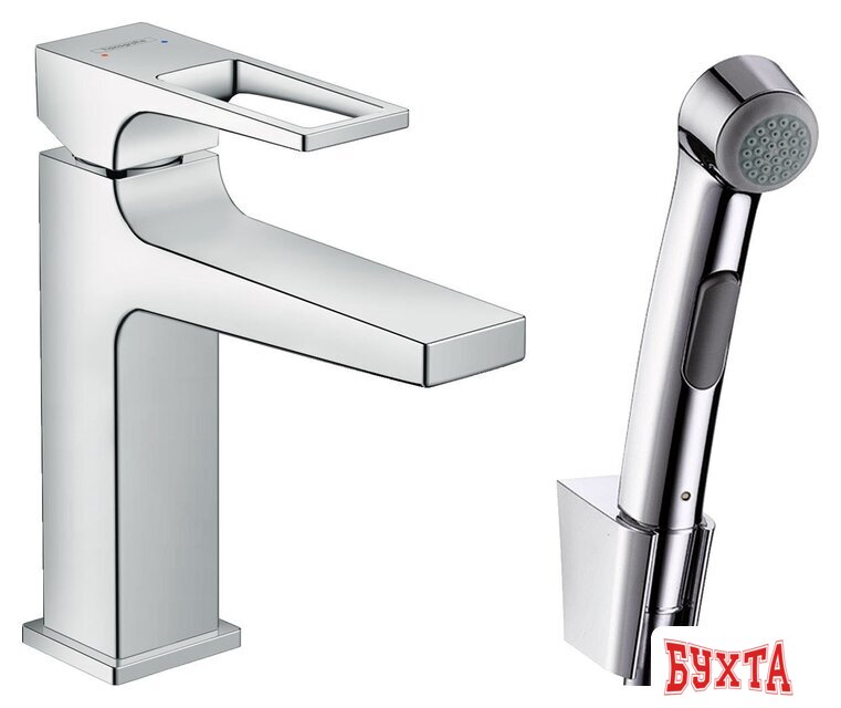 Смеситель с лейкой для биде Hansgrohe Metropol 74522000