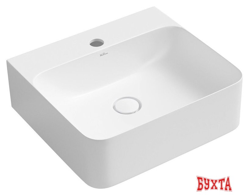 Умывальник Wellsee Clermont 302601000 с донным клапаном click-clack 2