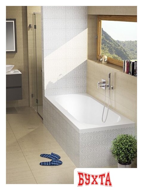 Ванна Riho Carolina 190x80 (с ножками) 4