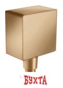 Шланговое подключение Hansgrohe FixFit Square 26455140 (бронзовый) 1