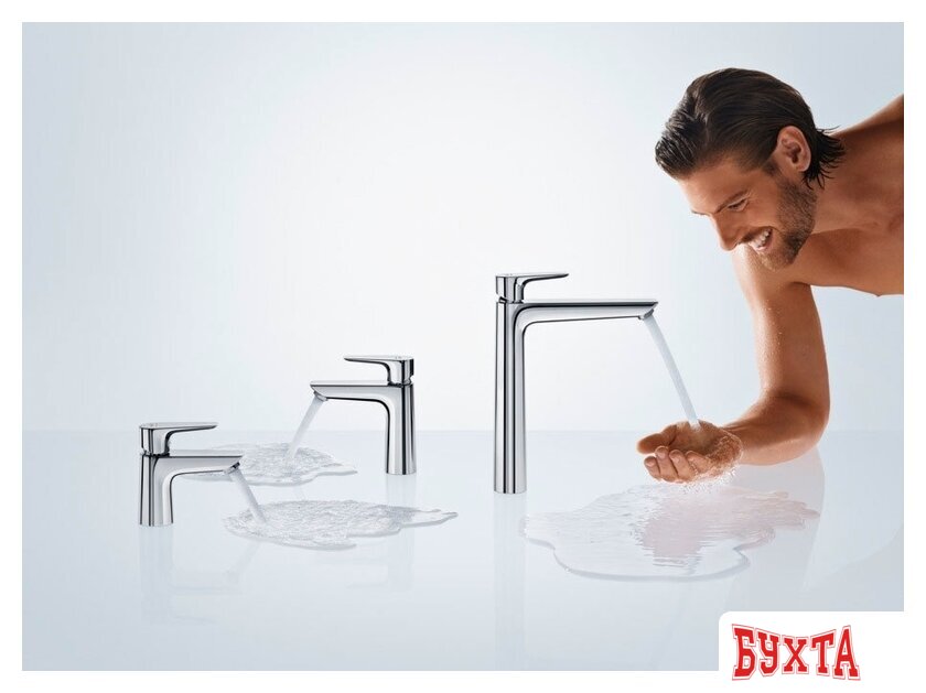 Смеситель Hansgrohe Talis E 71716340 (черный хром) 3