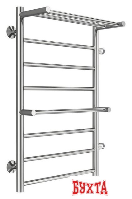 Полотенцесушитель TERMINUS Аврора П8 500х800 (с 2 полками и боковым подключением 500)