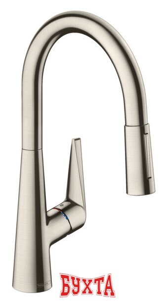 Смеситель Hansgrohe Talis S 72813800 (нержавеющая сталь) 1