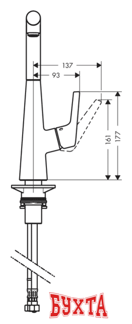 Смеситель Hansgrohe Talis Select S 72820000 3