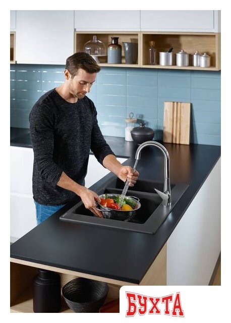 Смеситель Hansgrohe Talis M51 73850800 (стальной) 3