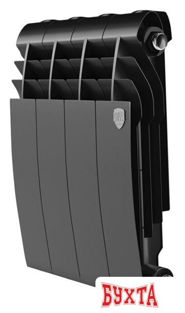 Биметаллический радиатор Royal Thermo Biliner B 350 Черный - 4 секций