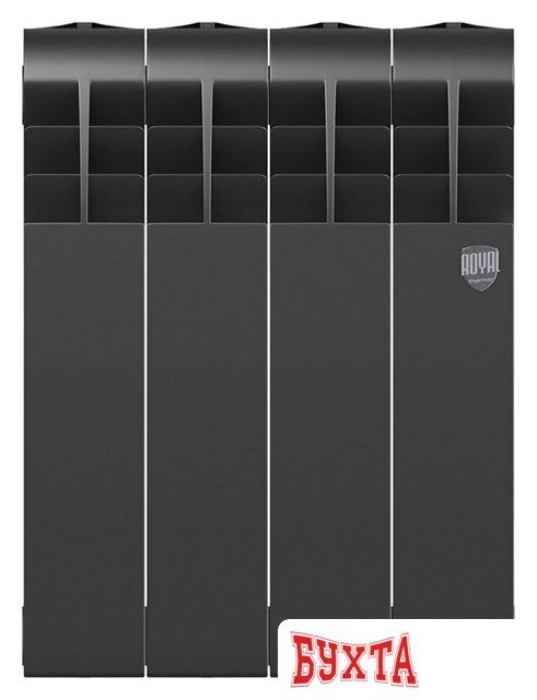 Биметаллический радиатор Royal Thermo Biliner B 350 Черный - 4 секций 2
