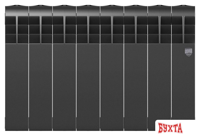 Биметаллический радиатор Royal Thermo Biliner B 350 Черный - 8 секций 2