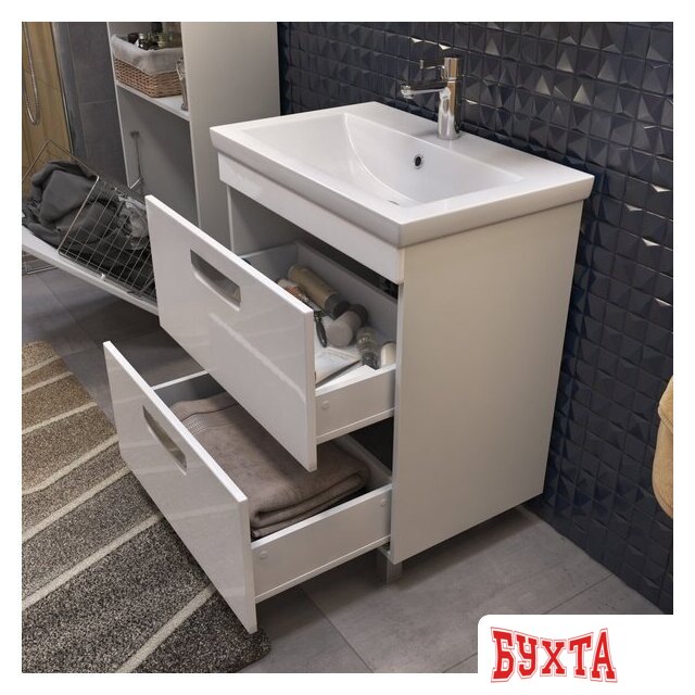 Мебель для ванных комнат Vigo Тумба под умывальник Plaza 700-0-2 Фостер 5