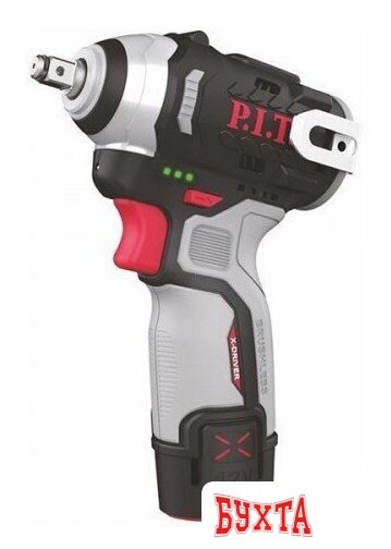 Гайковерт P.I.T. PIW12K-120A/2 (с 2-мя АКБ)