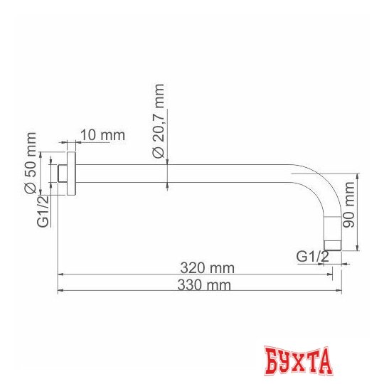 Излив Wasserkraft A097 2