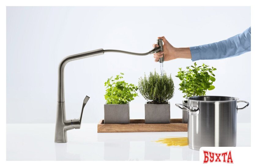 Смеситель Hansgrohe Metris Select 14884800 4