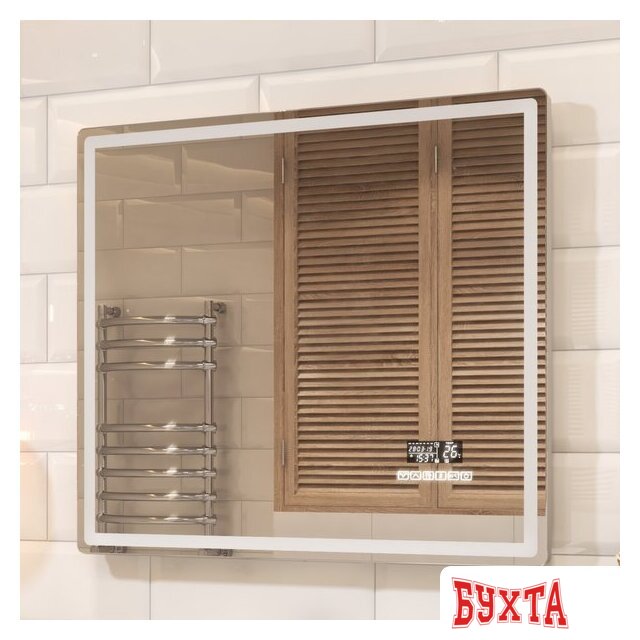 Мебель для ванных комнат Vigo Зеркало Geometry Media voice 800 3