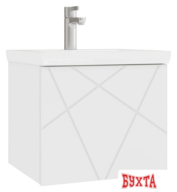 Мебель для ванных комнат Vigo Тумба под умывальник Geometry 500-0-1 Como навесная 1