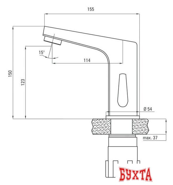 Смеситель Deante BCH 029V 2