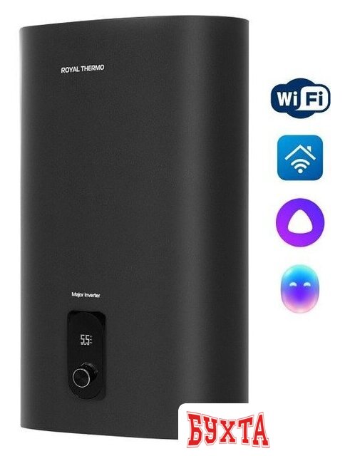 Накопительный электрический водонагреватель Royal Thermo RWH 30 Major Inverter Grafit
