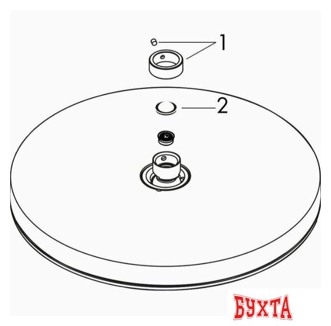 Верхний душ Hansgrohe Pulsify 26 24140670 4