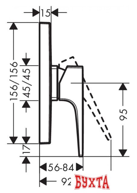 Смеситель Hansgrohe Metropol 32565700 (белый матовый) 2