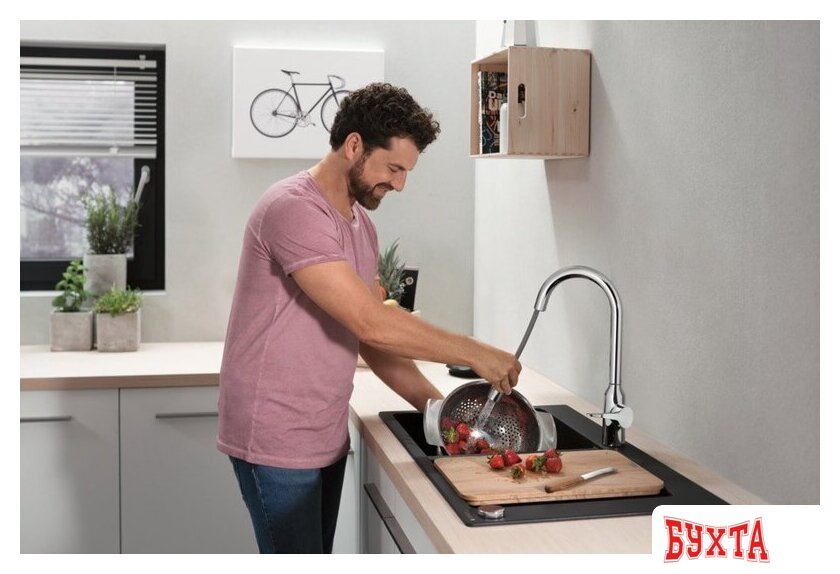 Смеситель Hansgrohe Focus M43 71811000 (хром) 4