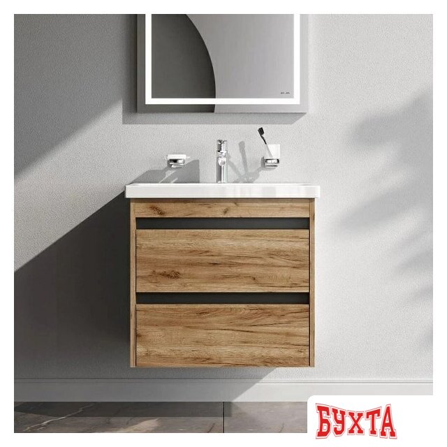 Мебель для ванных комнат AM.PM Тумба с умывальником Pulse M91-FHX0602OF-WCC0602WG 5