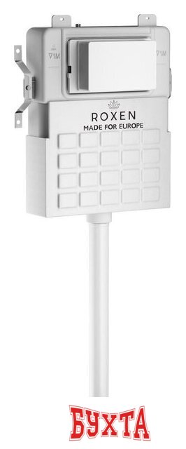 Унитаз приставной Roxen Antares в комплекте с инсталляцией Attach 5 в 1 966869 (кнопка: белый глянец с хромированной окантовкой клавиш) 2