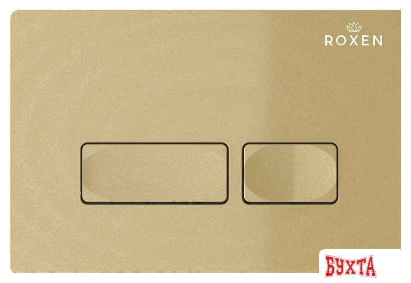 Унитаз приставной Roxen Antares в комплекте с инсталляцией Attach 5 в 1 967102 (кнопка: брашированное золото) 3