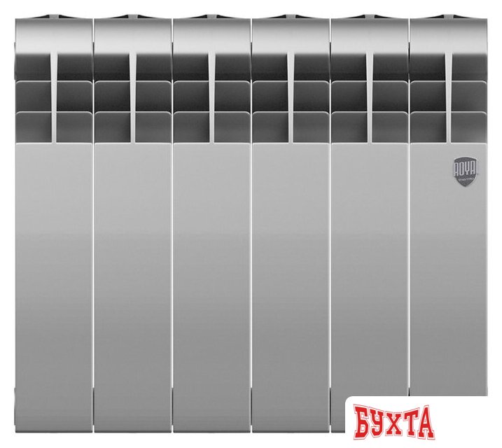 Биметаллический радиатор Royal Thermo Biliner B 350 Серебристый - 6 секций 2